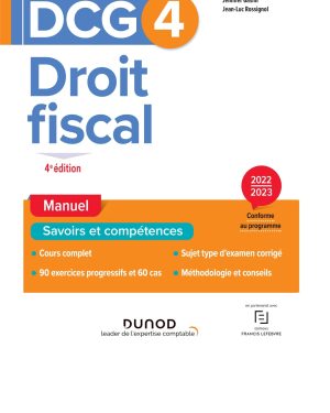 DCG 4 – Droit fiscal – 4e édition (2022-2023) – E-book PDF