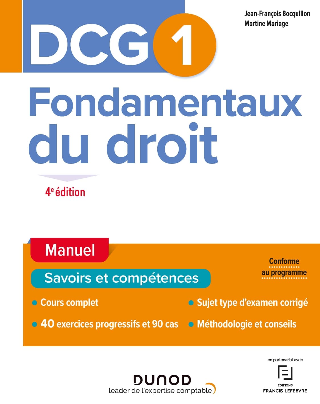 DCG 1 – Fondamentaux du droit (4e édition) – E-book PDF