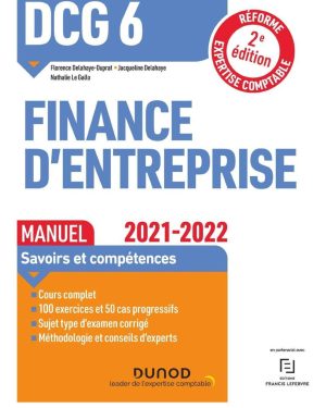 DCG 6 – Finance d’entreprise – 2e édition (2021-2022) – E-book PDF