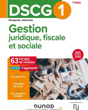 DSCG 1 – Gestion juridique, fiscale et sociale (7e édition) – E-book (PDF)